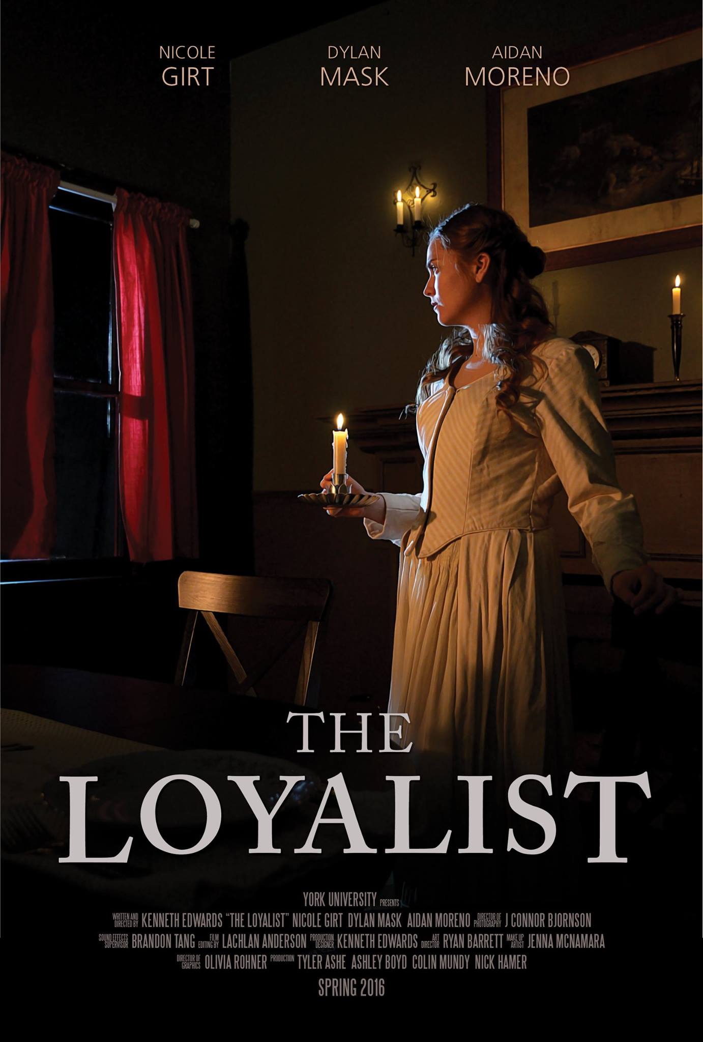 Nicole Girt in promotional poster for 'The Loyalist'.