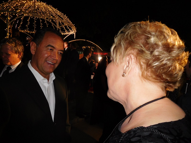 Dr. Diane Howard interviewing George Parra, Producer of 