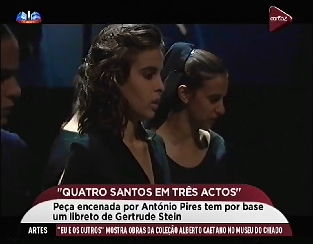 Frances Edward and Carolina Serrão in a still from the play 