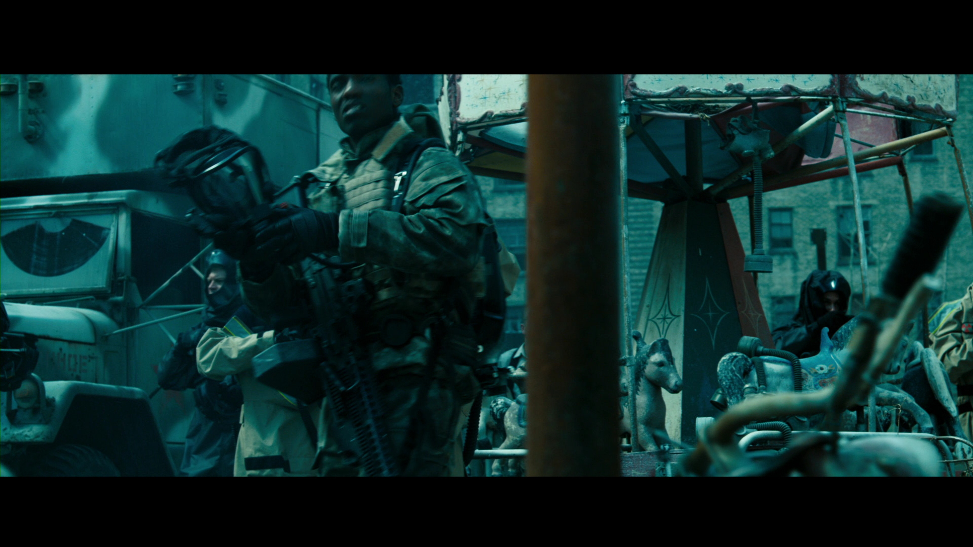 Jim Nieciecki, N.E.S.T. Scientist at Chernobyl Russia. Transformers 3, Dark Of The Moon. 2011.