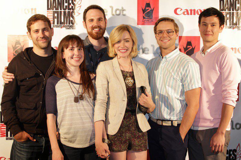 The cast of Dead Dad at the LA Premiere at the Chinese Theatres in Los Angeles.