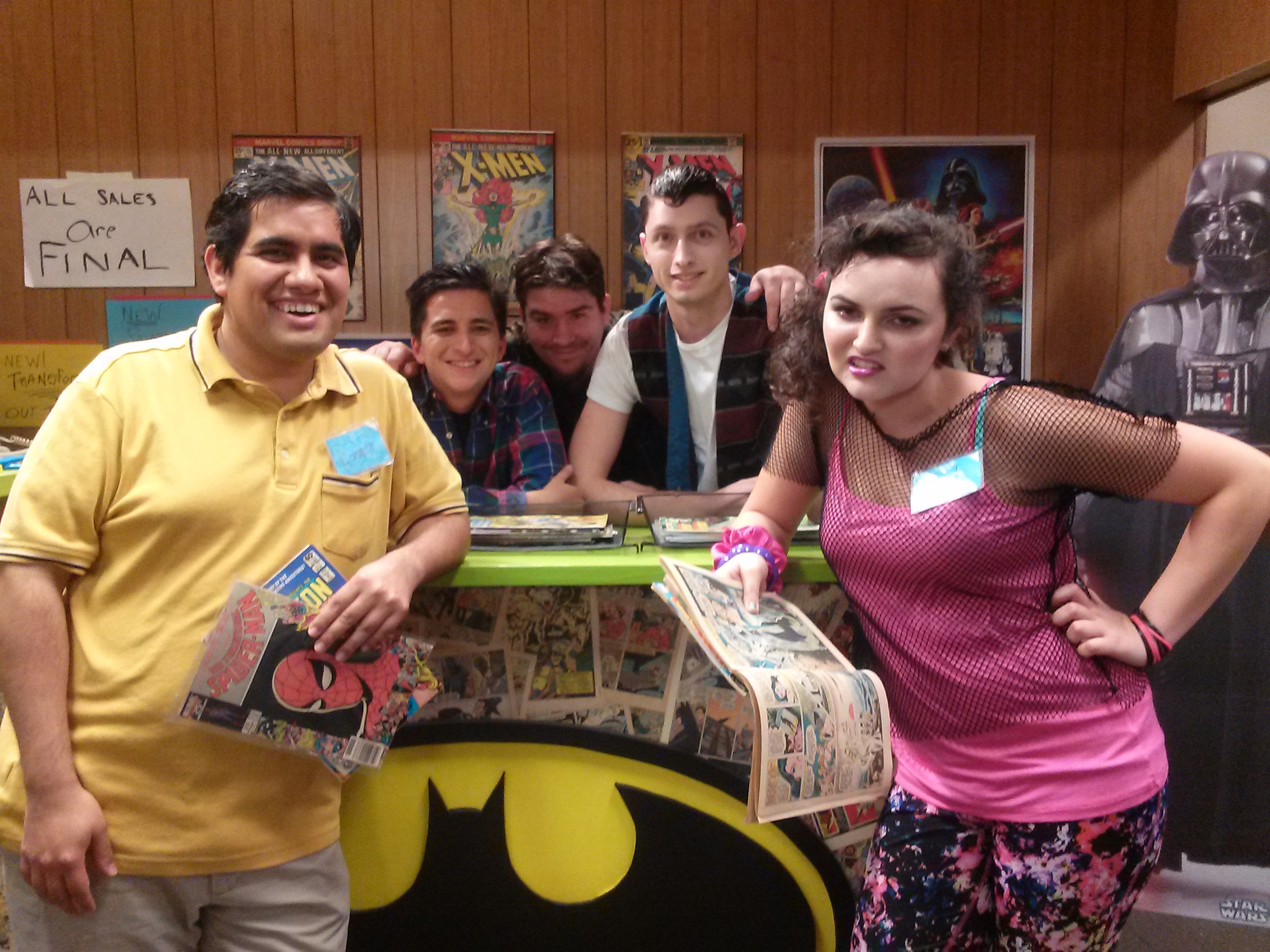 Scott Mena, Tony Penafiel, Alexandra Voelmle and Clifford Roggemann in Comics for All (2015)