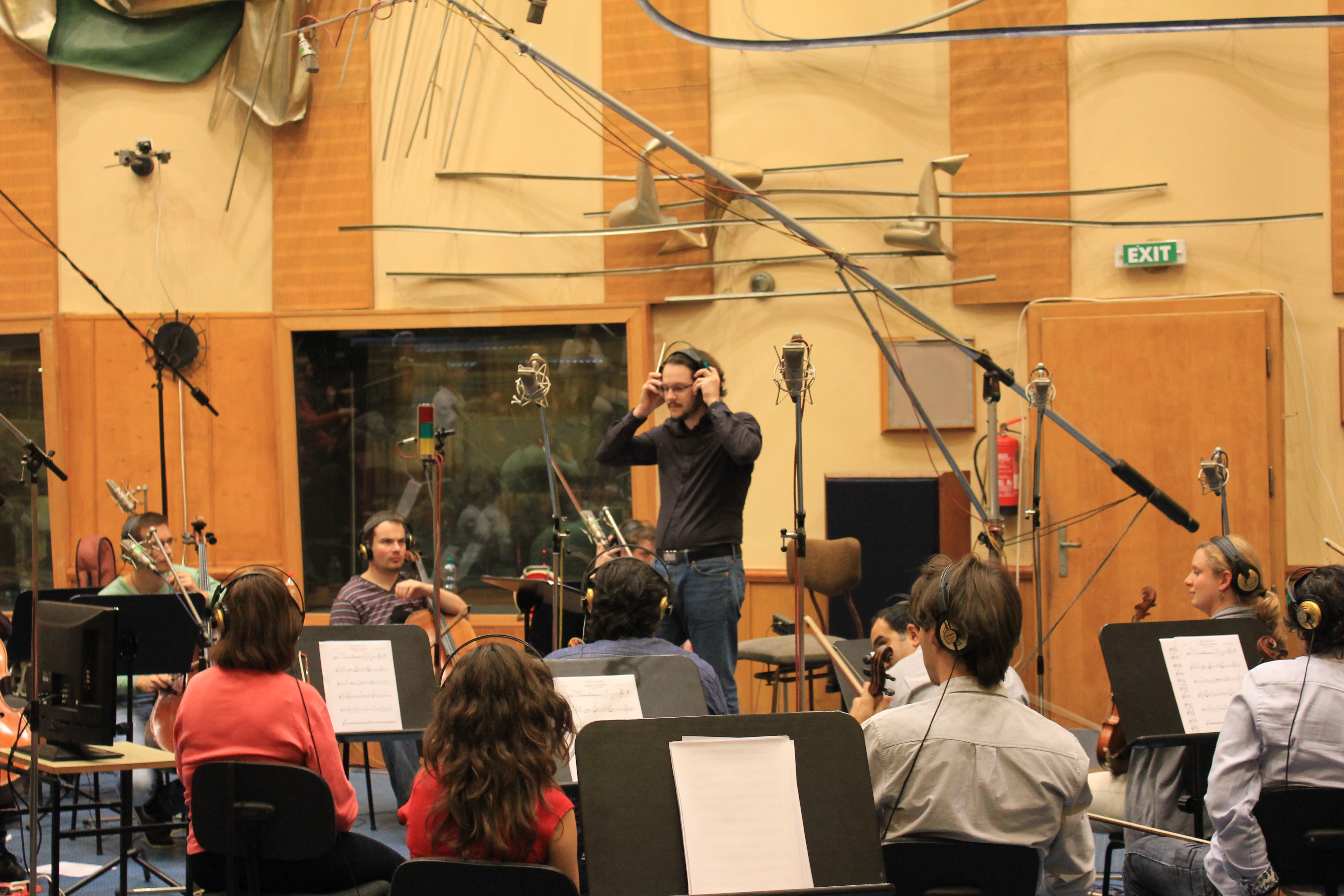 Conducting the Budapest Art Orchestra