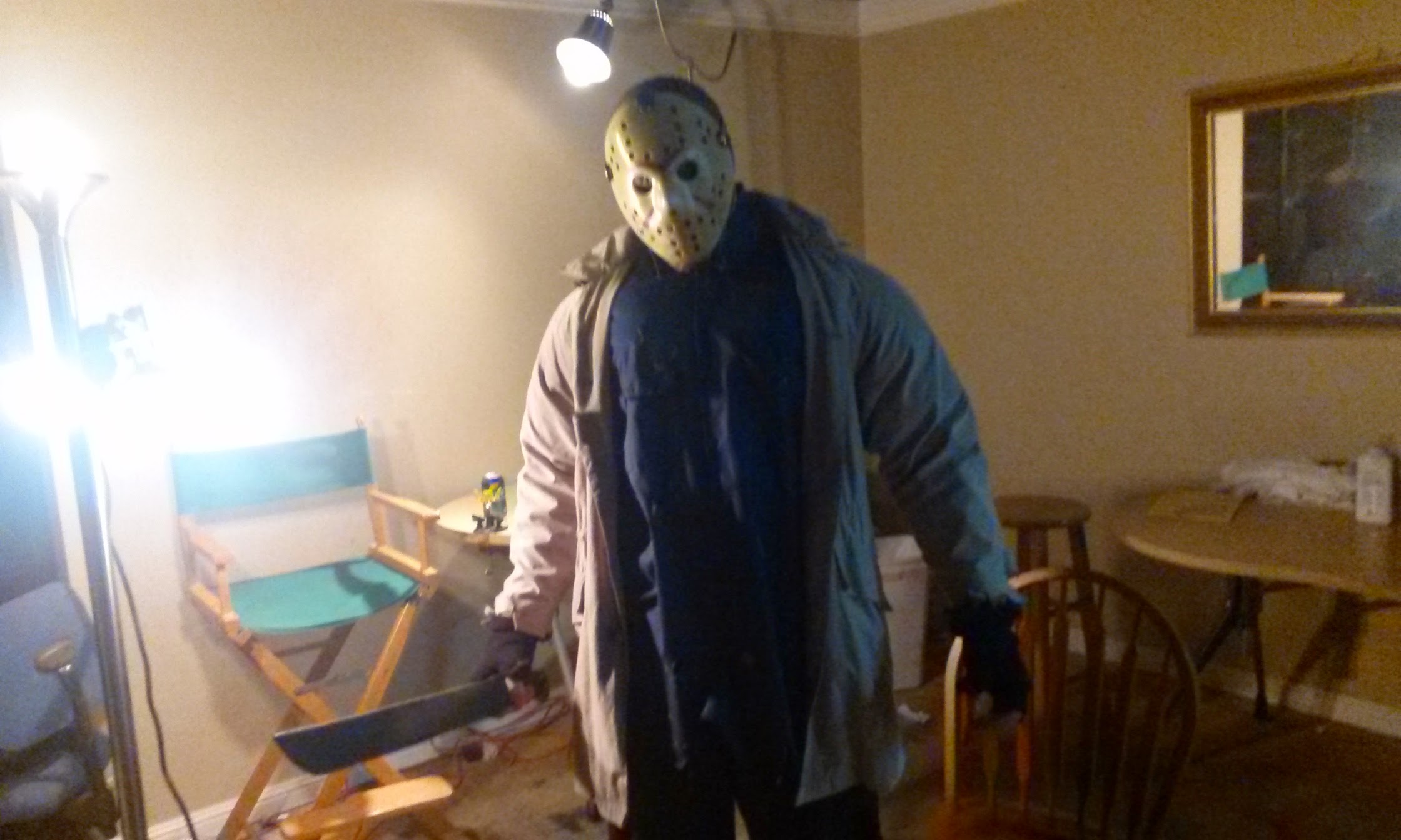 Played Jason Vorhees at Corbett's House of Horrors in October 2014.