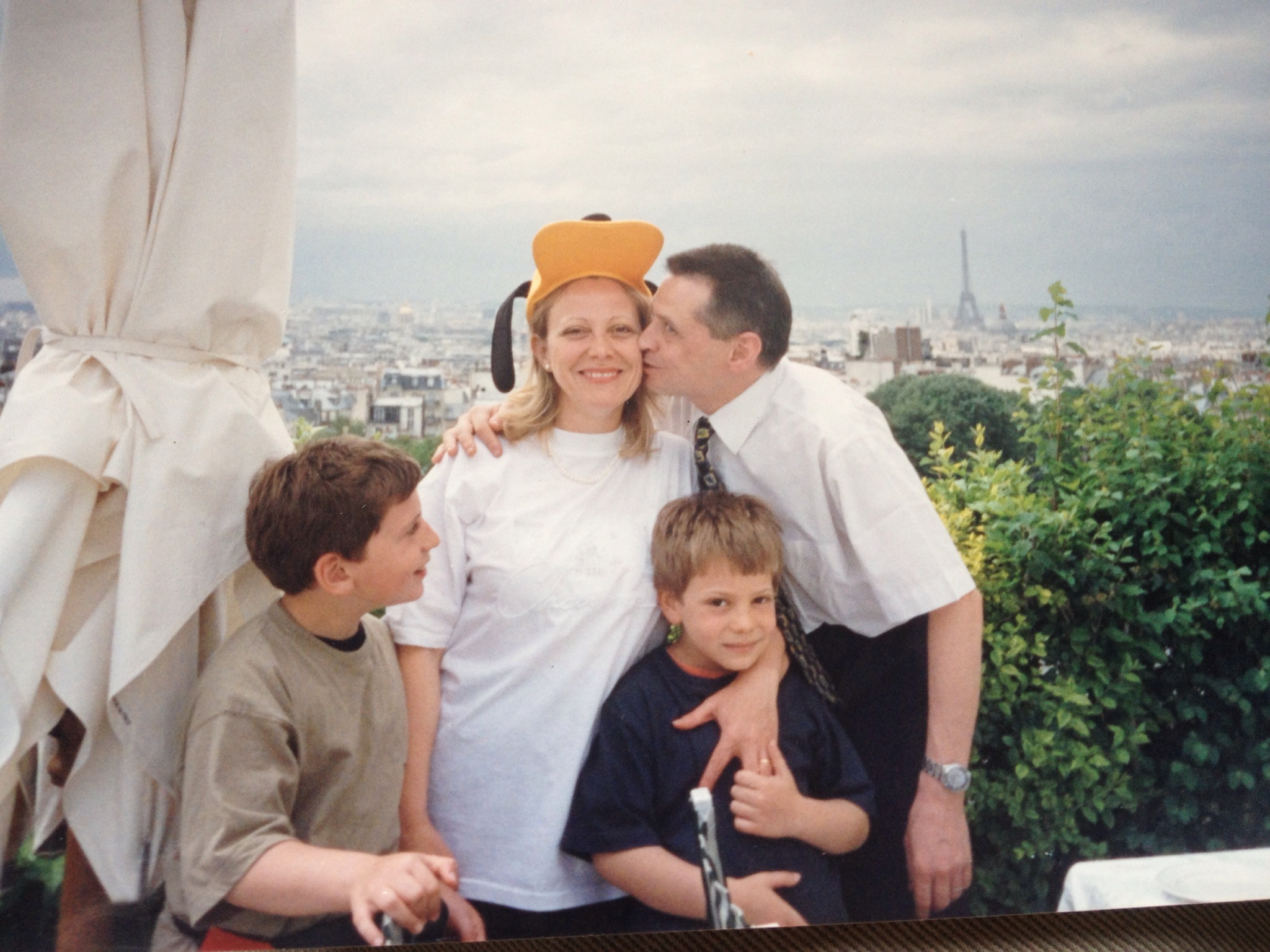 another pic from childhood yes, still in Paris.