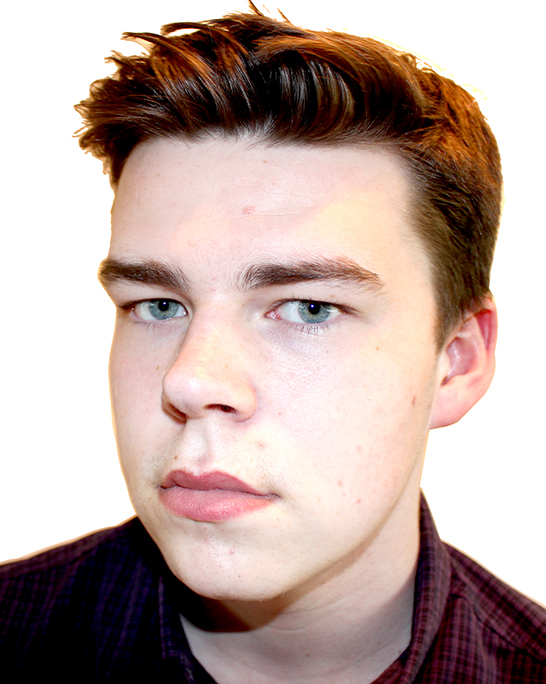 Acting Head shot for Max J Green. Actor and YouTuber. Known for his role in Holby City as Stephen Holting