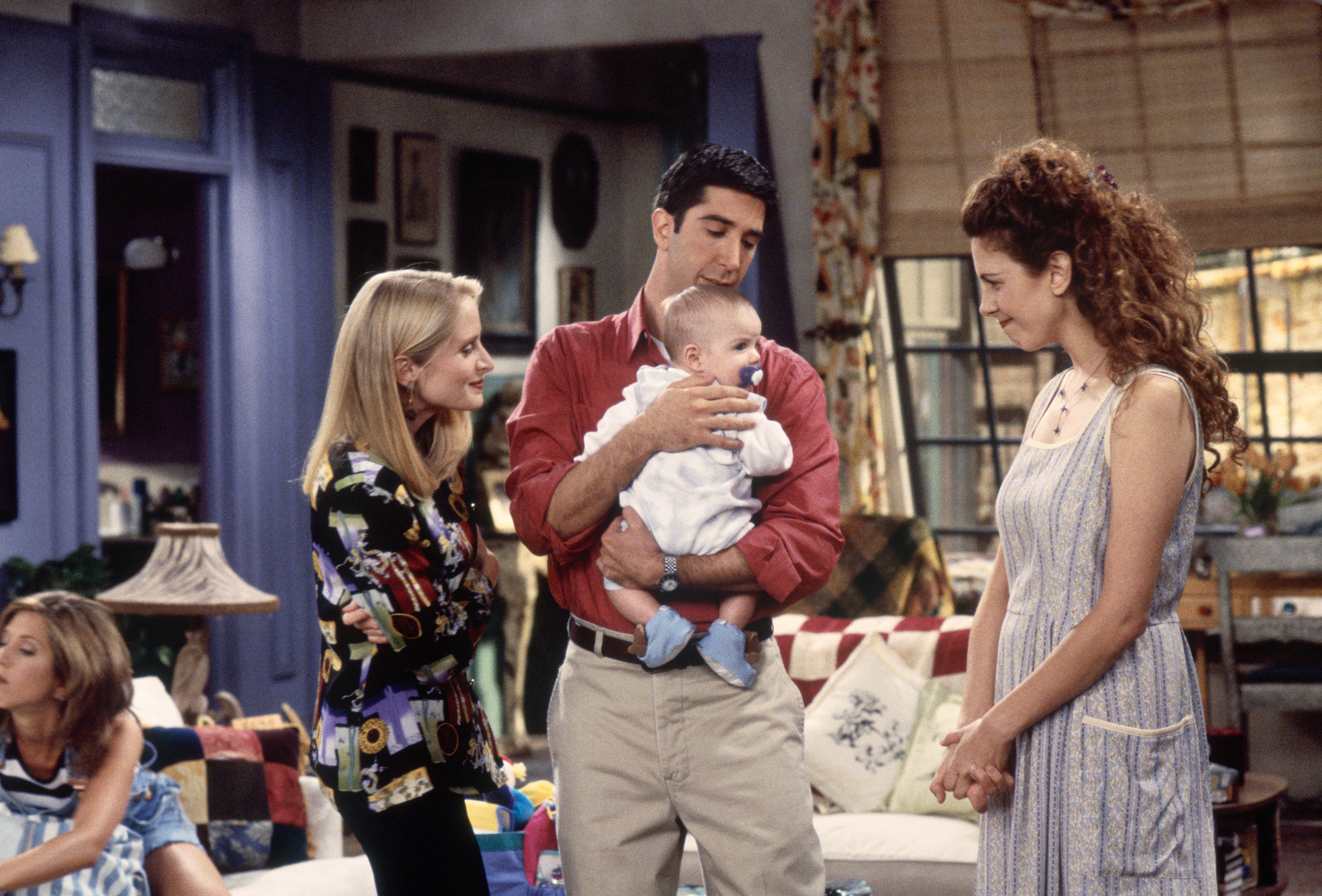 Still of Jennifer Aniston, David Schwimmer, Jessica Hecht and Jane Sibbett in Draugai (1994)