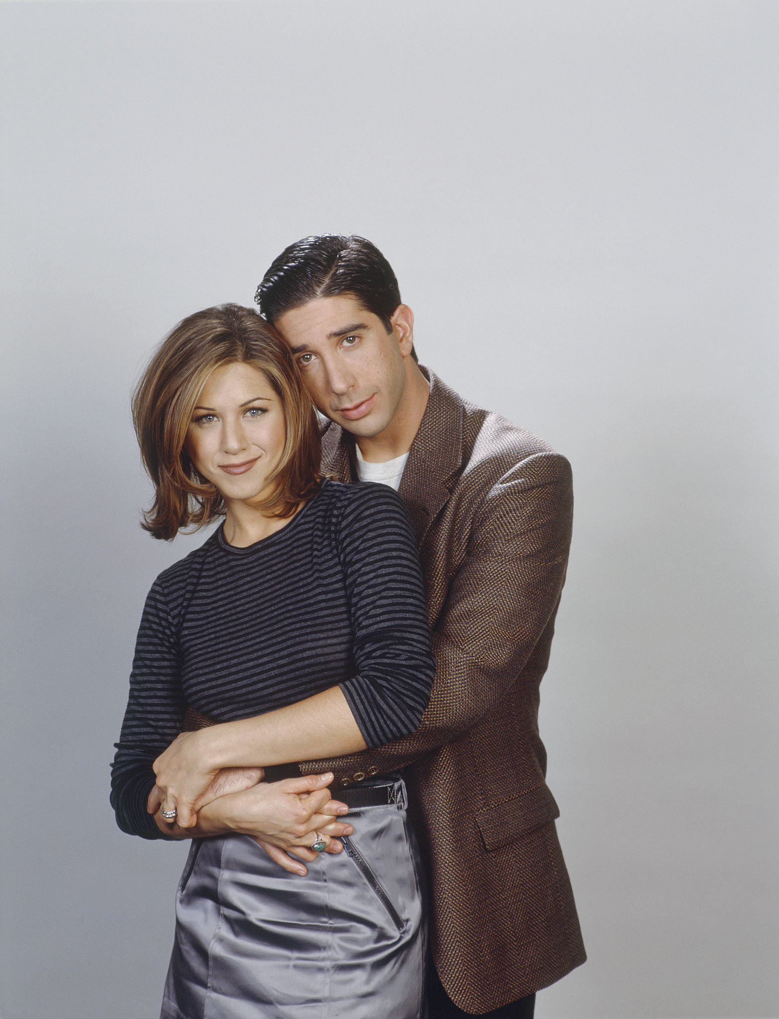 Still of Jennifer Aniston and David Schwimmer in Draugai (1994)