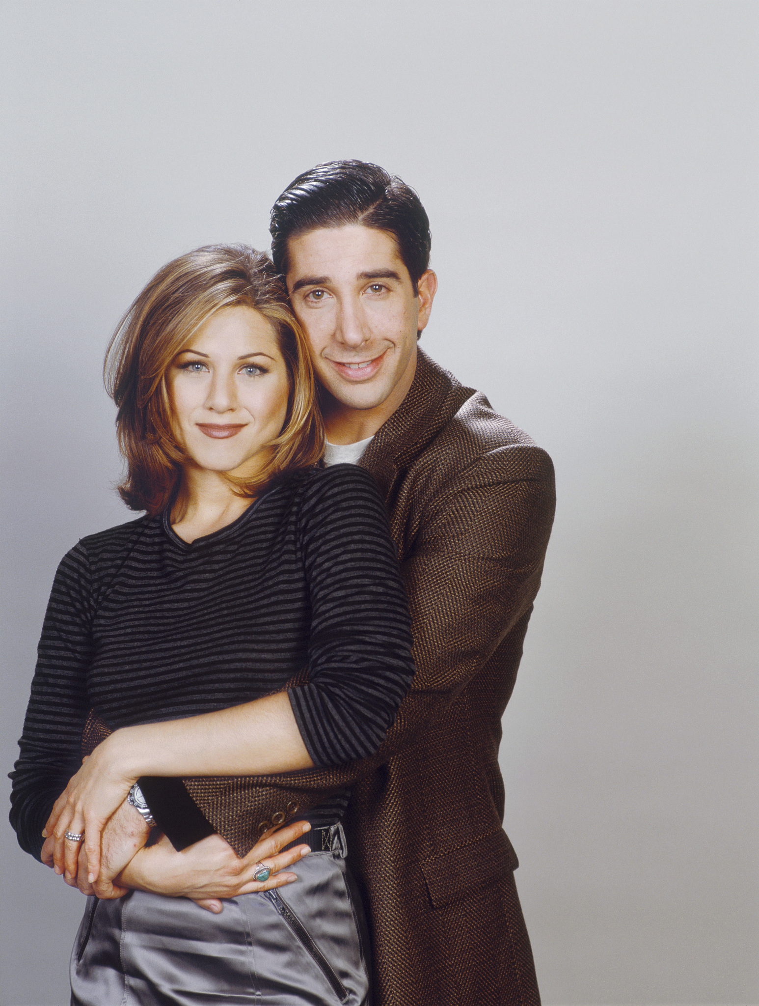 Still of Jennifer Aniston and David Schwimmer in Draugai (1994)