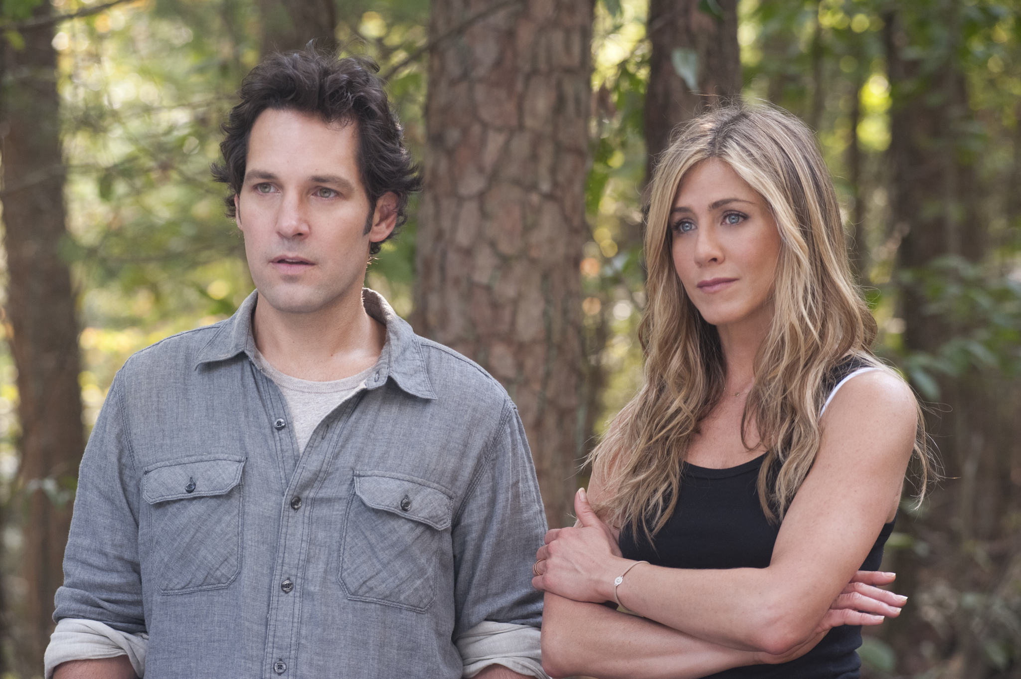 Still of Jennifer Aniston and Paul Rudd in Wanderlust (2012)