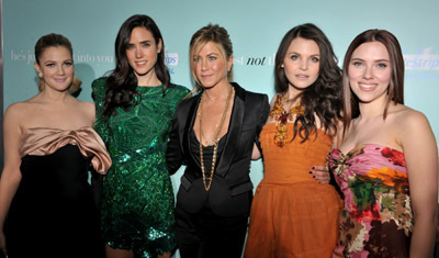 Jennifer Aniston, Drew Barrymore, Jennifer Connelly, Ginnifer Goodwin and Scarlett Johansson at event of He's Just Not That Into You (2009)