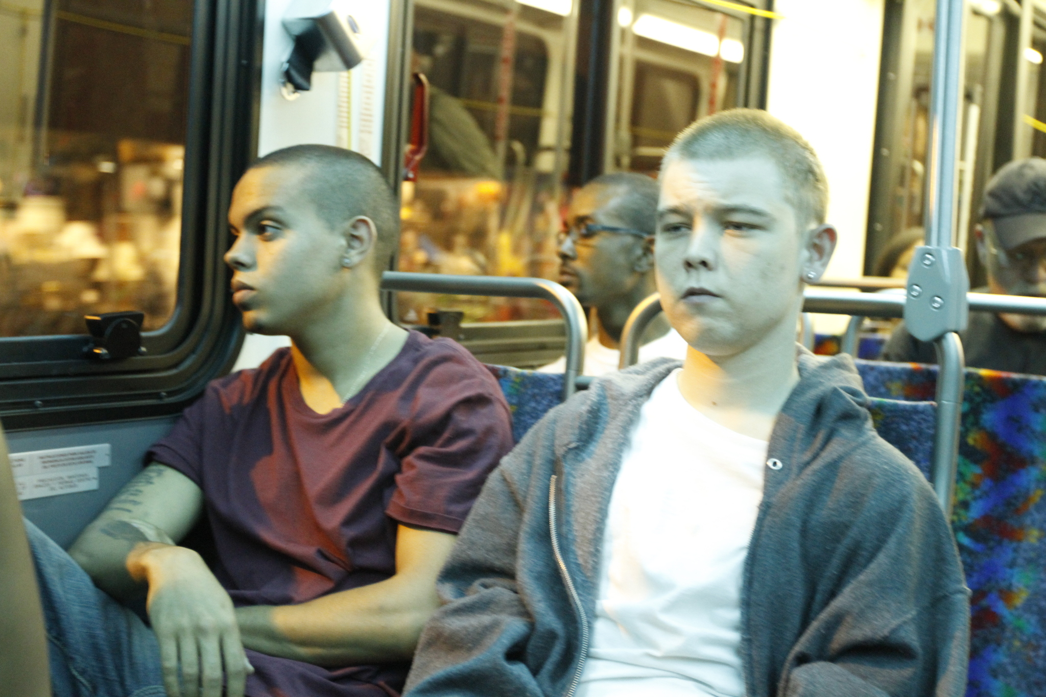 Still of J. Michael Trautmann and Evan Ross in 96 Minutes (2011)