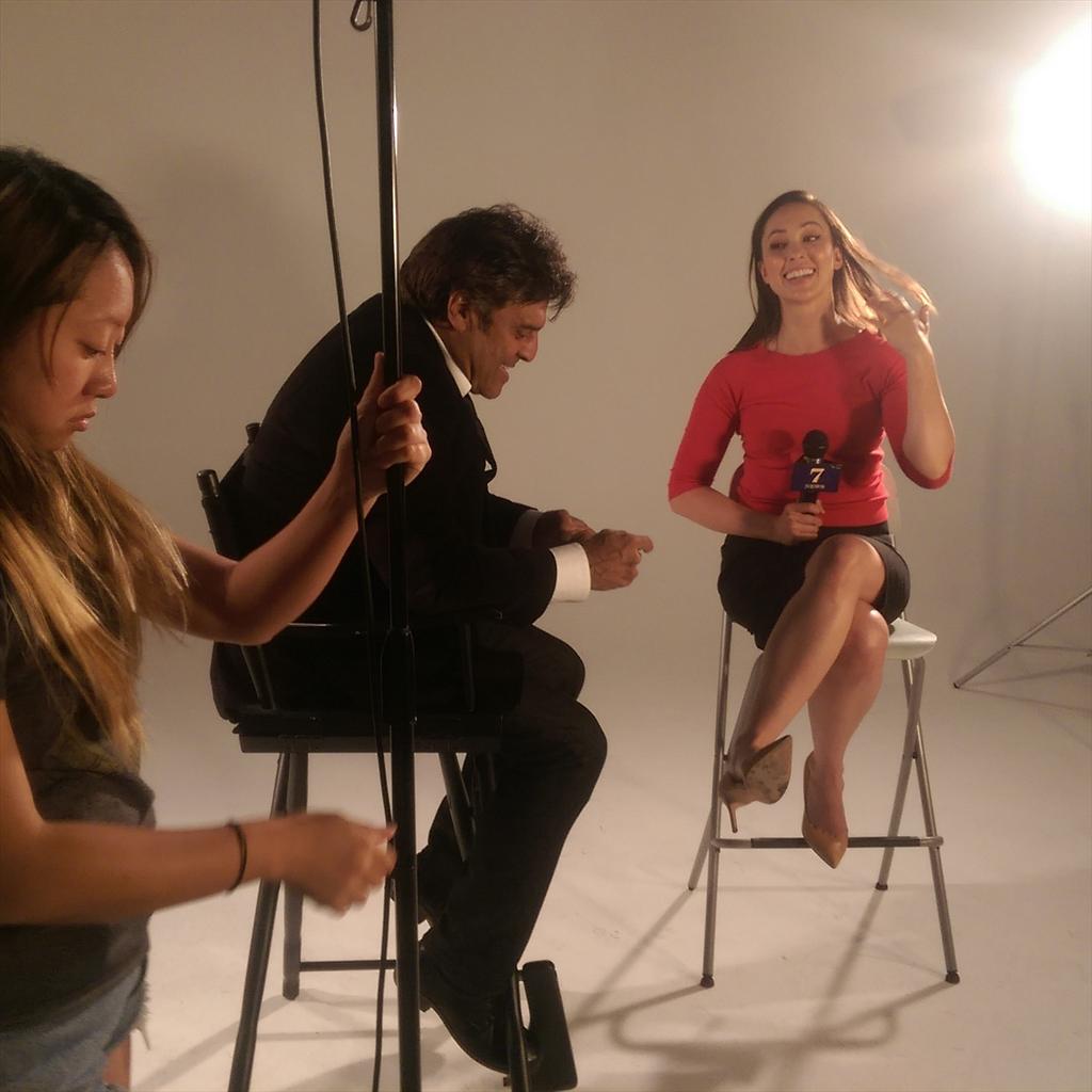 Interviewing Erik Estrada for Sangre Negra