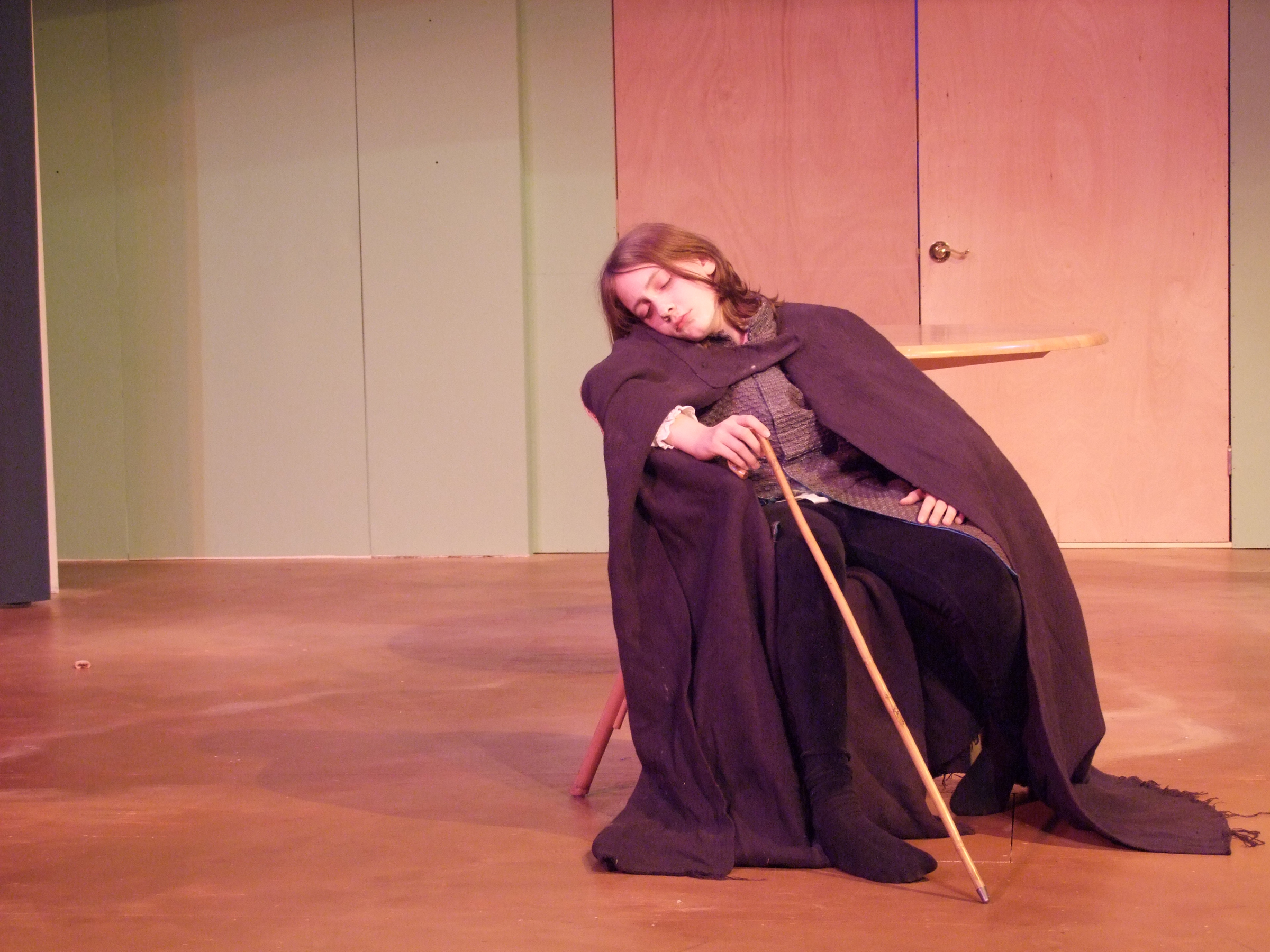 Performing in The Canterville Ghost, as Lord Canterville.