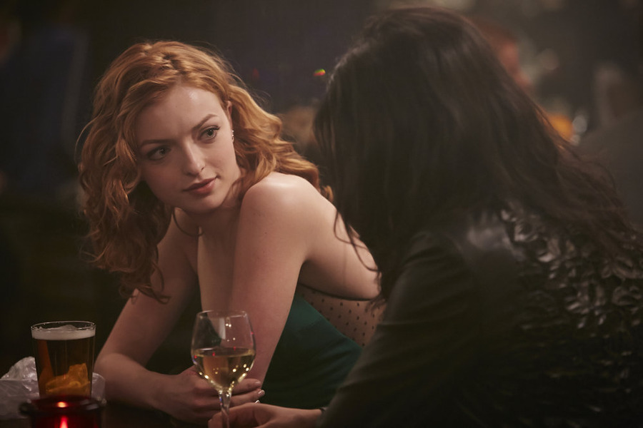 Still of Francesca Eastwood and Eve Harlow in Heroes Reborn (2015)