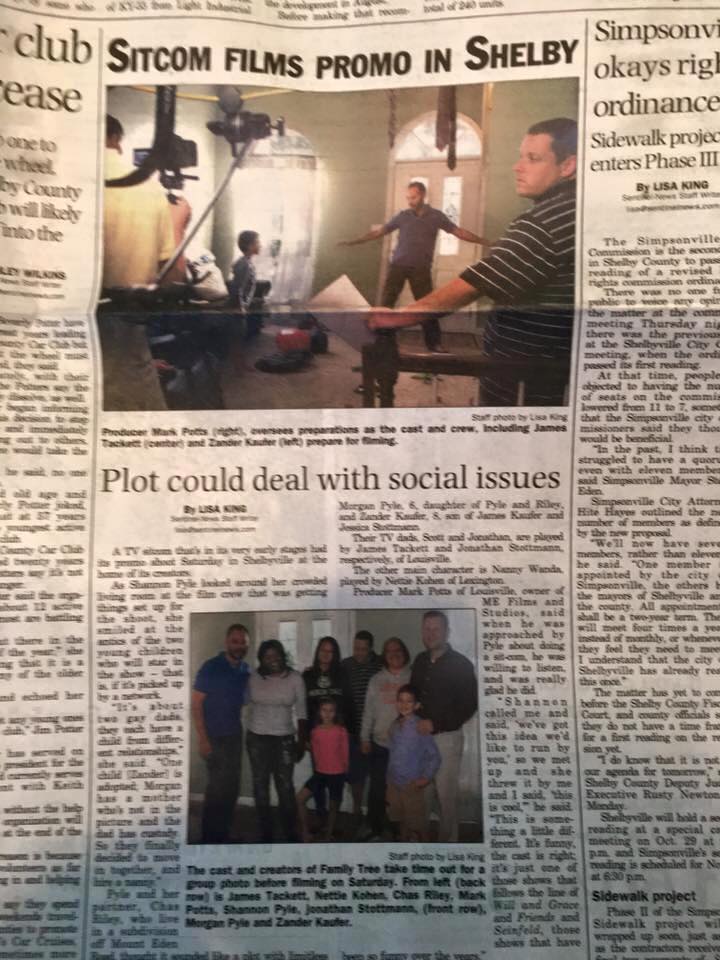Front Page! Local Newspaper