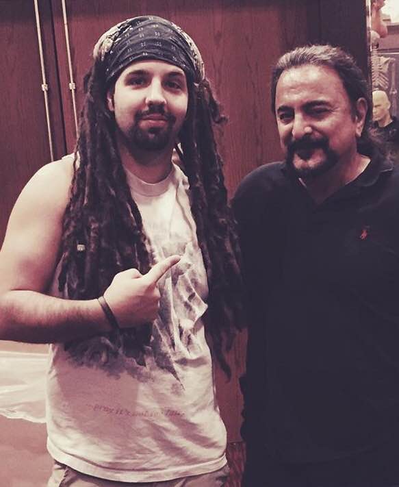 Mika Strouse meeting special effects legend Tom Savini