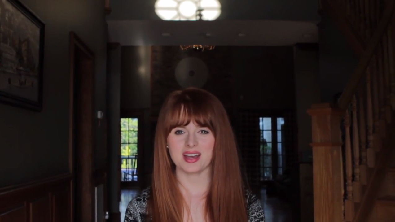 Lindsay Beth Harper in the official music video for 