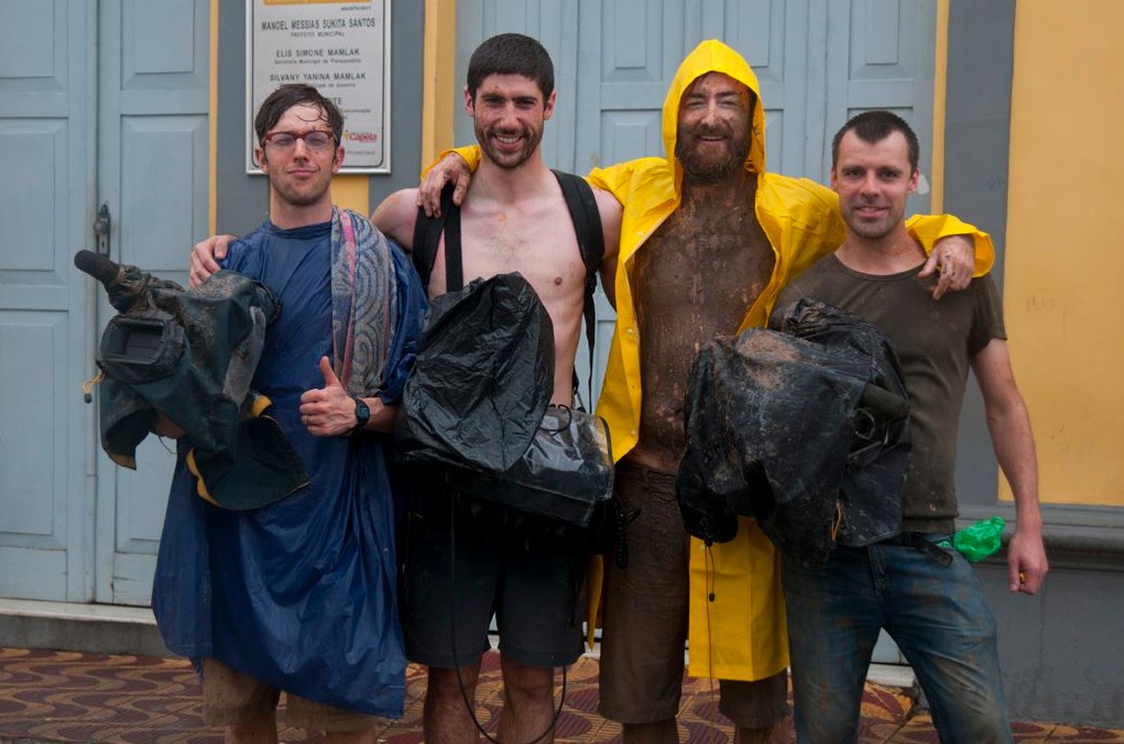 Thiago Da Costa and the Crazy Planet crew shooting the Pro7 travel show in the Northeast of Brazil in 2012.