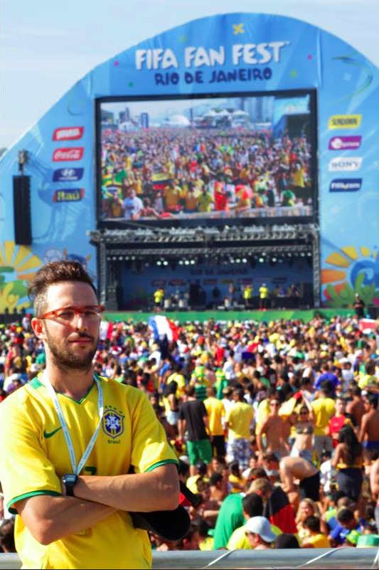 Thiago Da Costa in Rio de Janeiro in the Summer of 2014 producing a documentary for the 2014 Soccer World Cup.