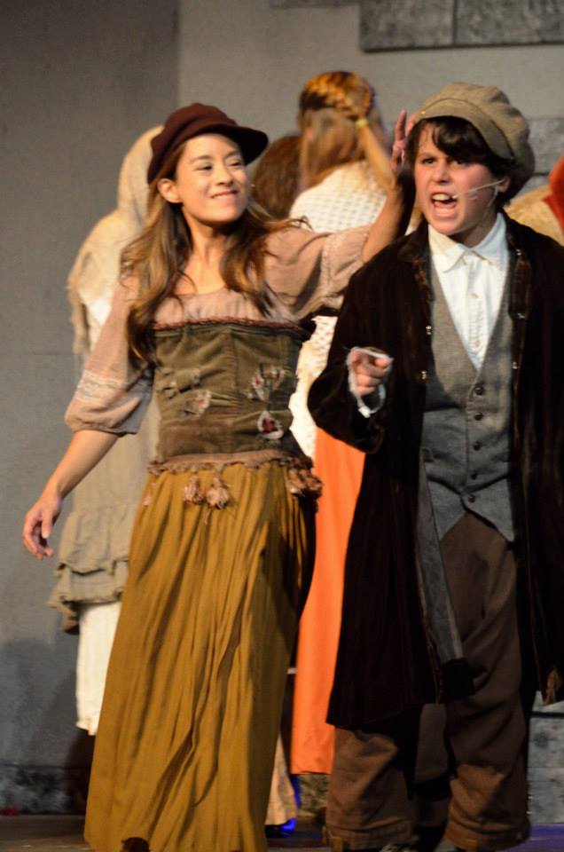 Les Miserables, Gavroche, The Raven Players 2014 With Charlene Villareal