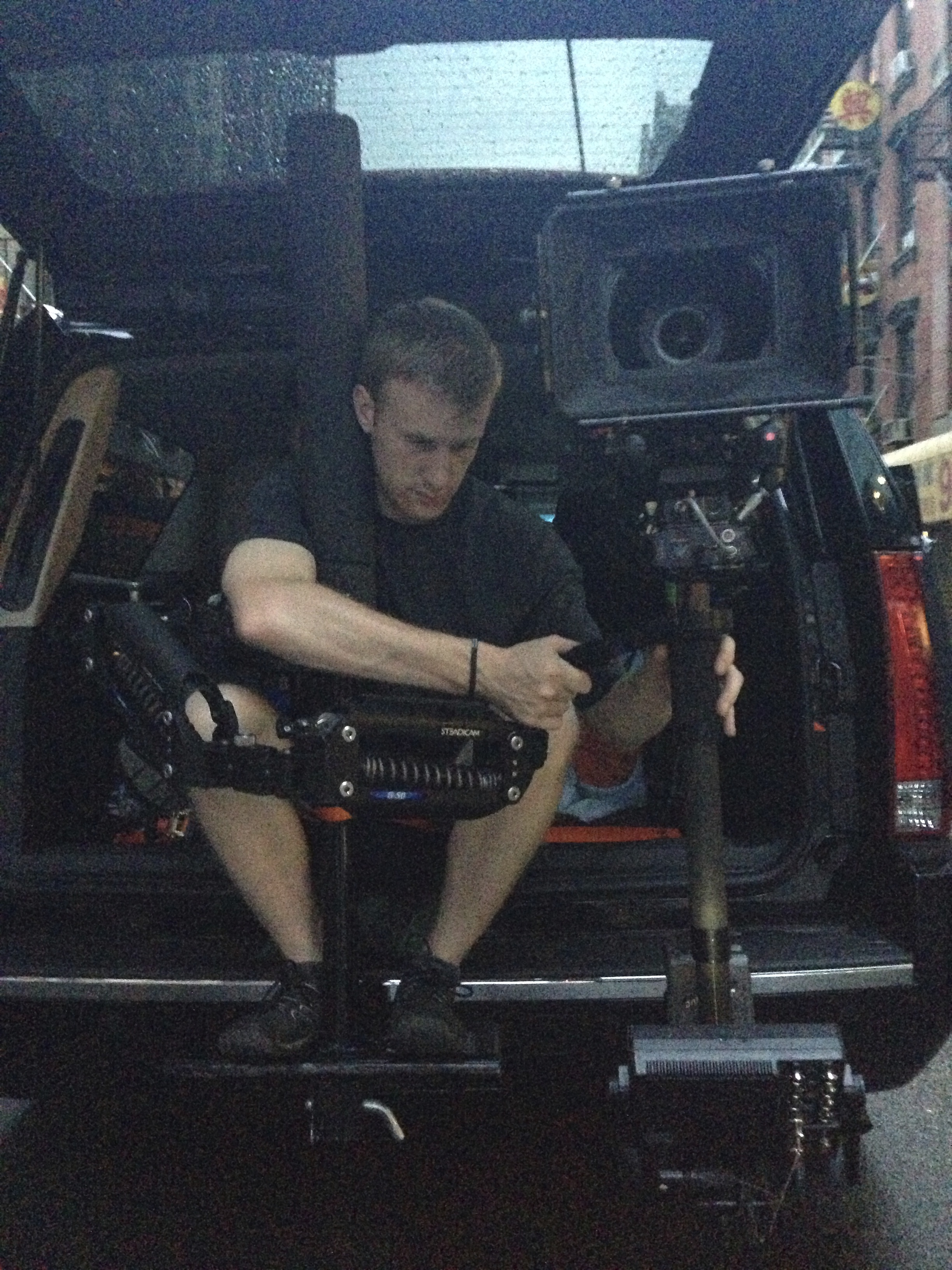 Car mount with RED EPIC