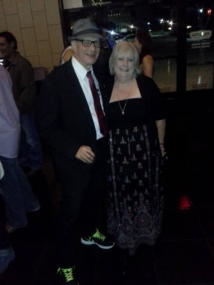 Gary Chason (my film acting teacher) and I at Premiere April 2015