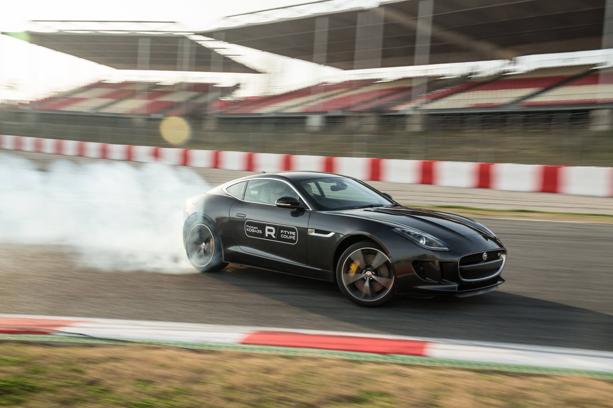 Drifting the F-Type Coupe V8 R Prototype for Evo Magazine