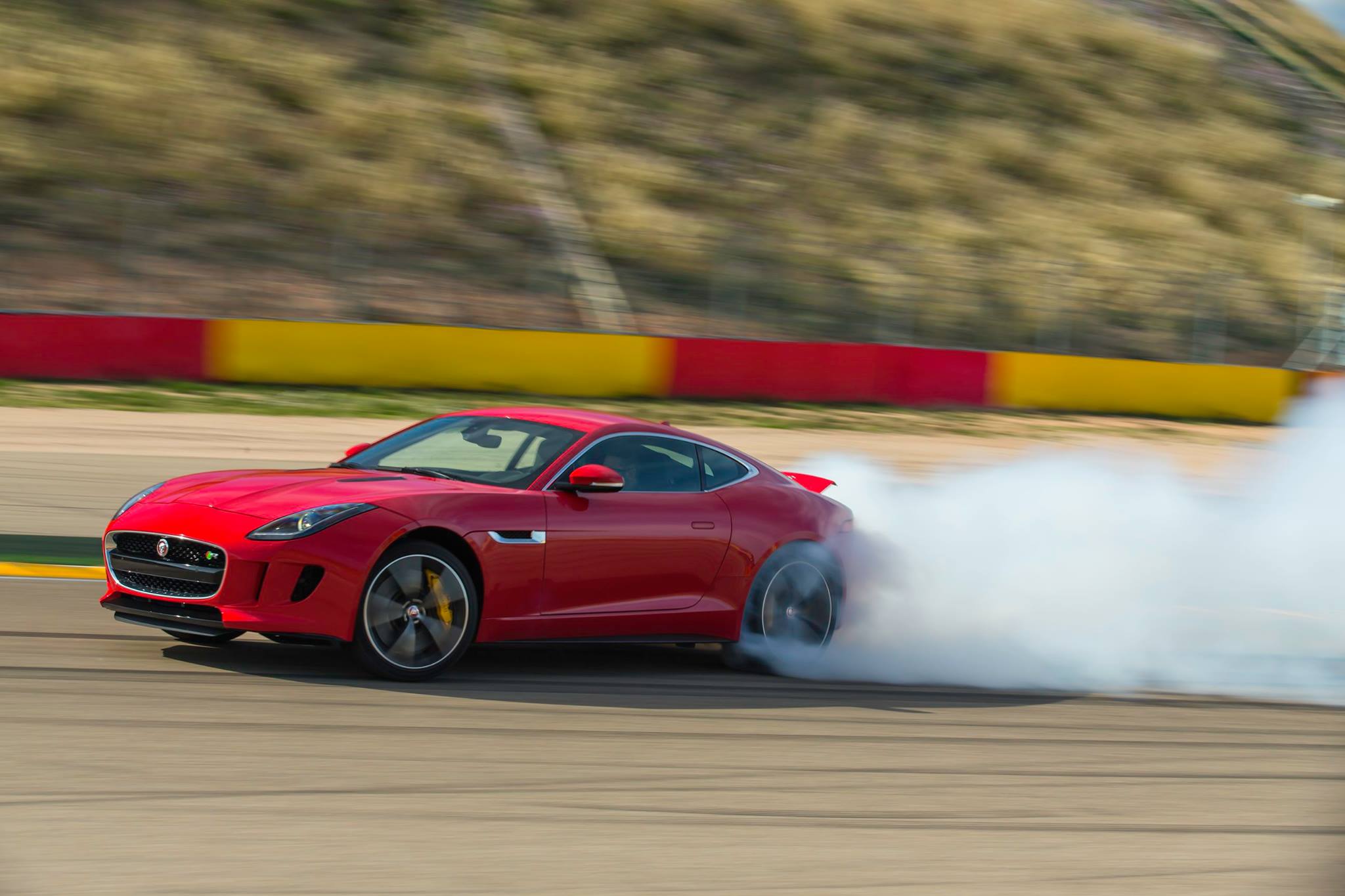 Drifting the Jaguar F-Type Coupe V8 R