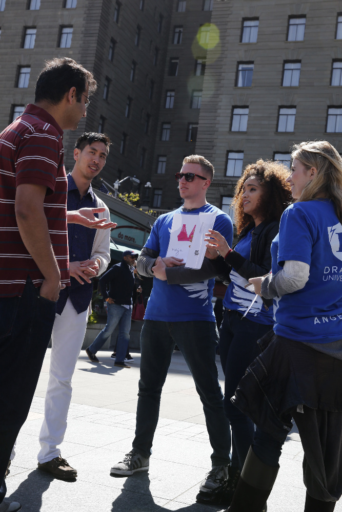 Still of David Kram, Carly Martinetti and Ana Marte in Startup U (2015)