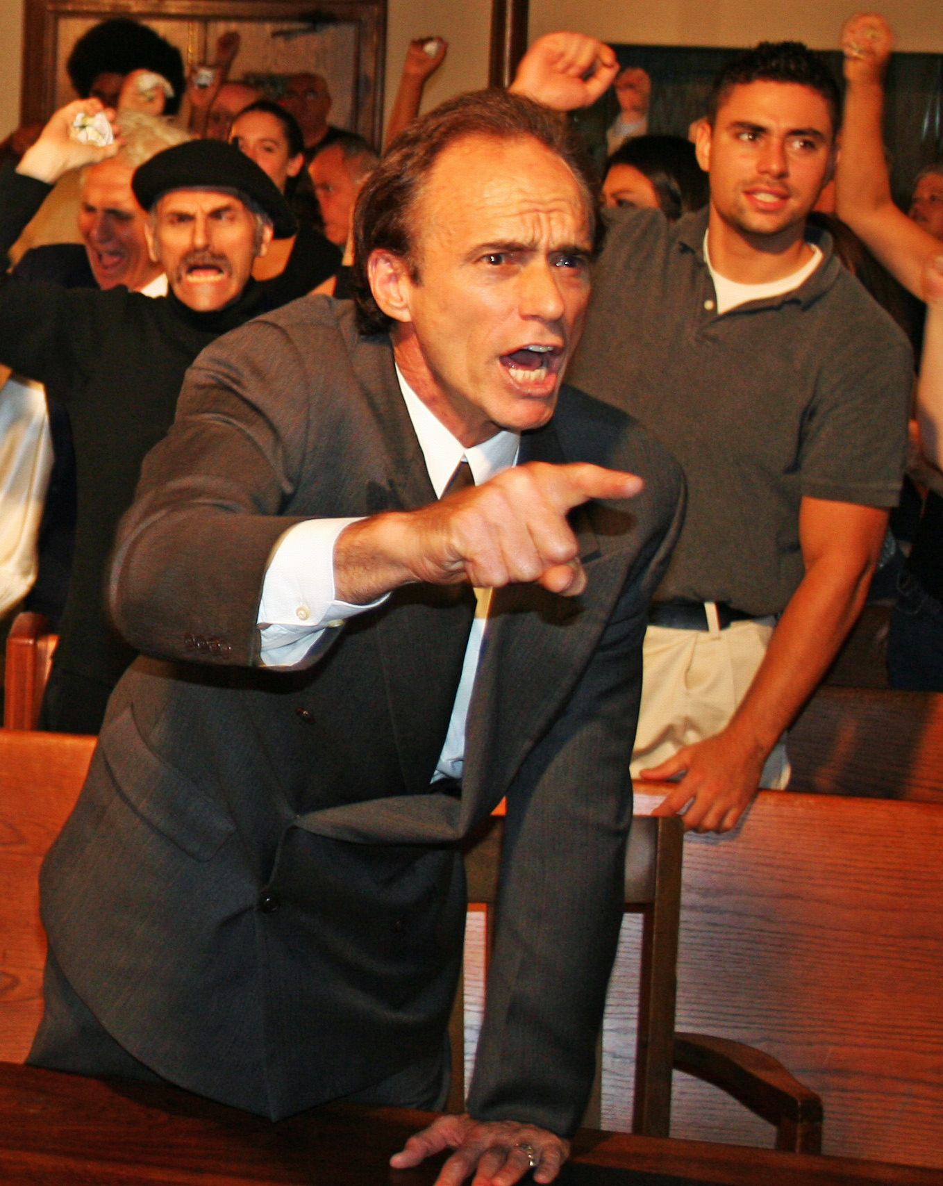 Carson Grant portrays 'Dr. Donovin' and 'Dubious' in this picture 