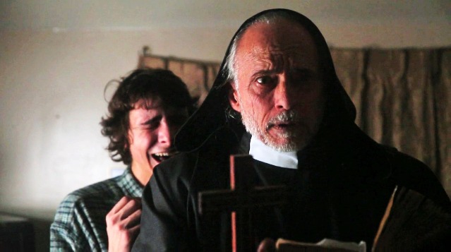 Carson Grant portray 'Padre Pius' in the film 