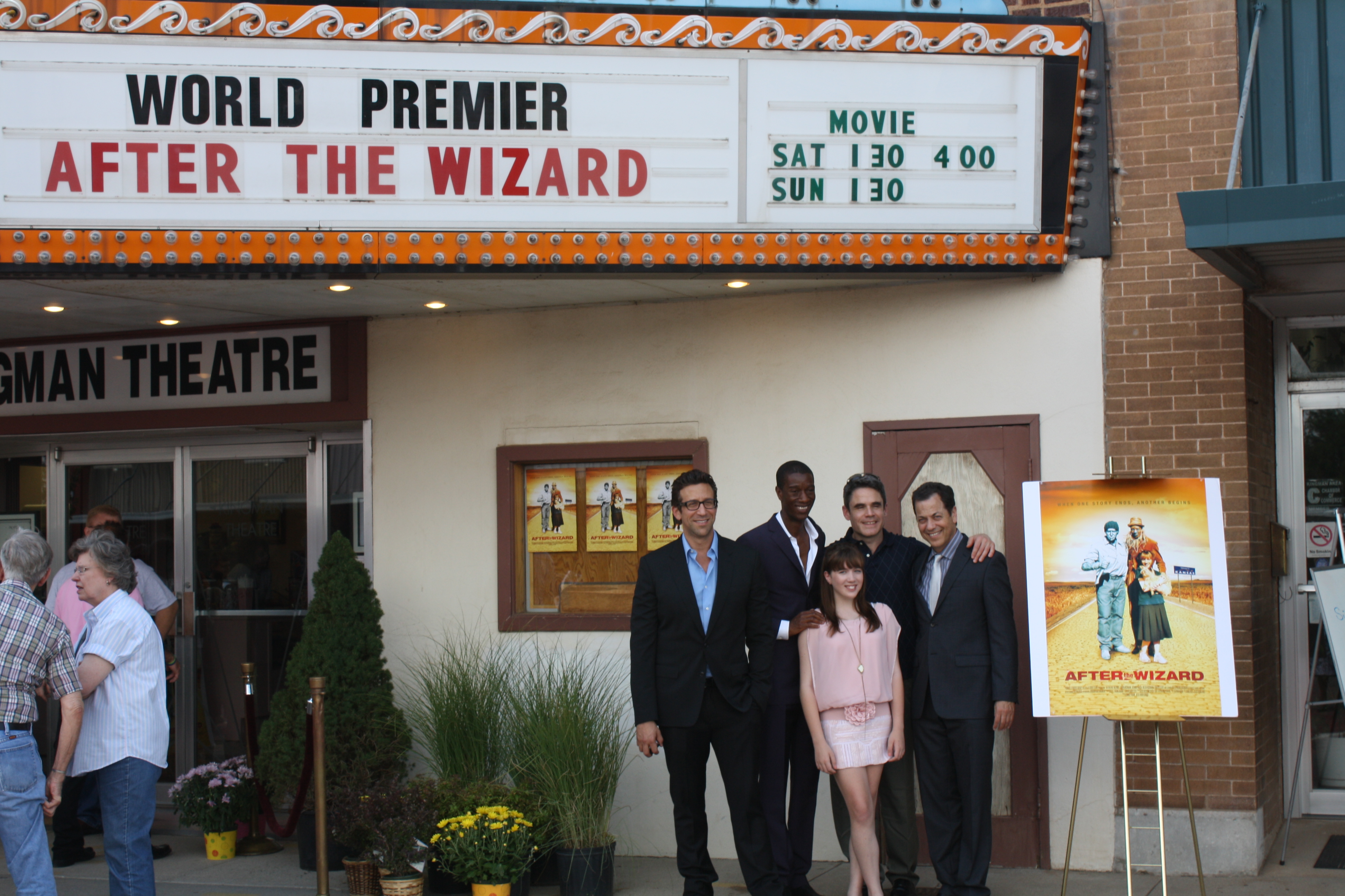 After the Wizard World Premiere - July 2011