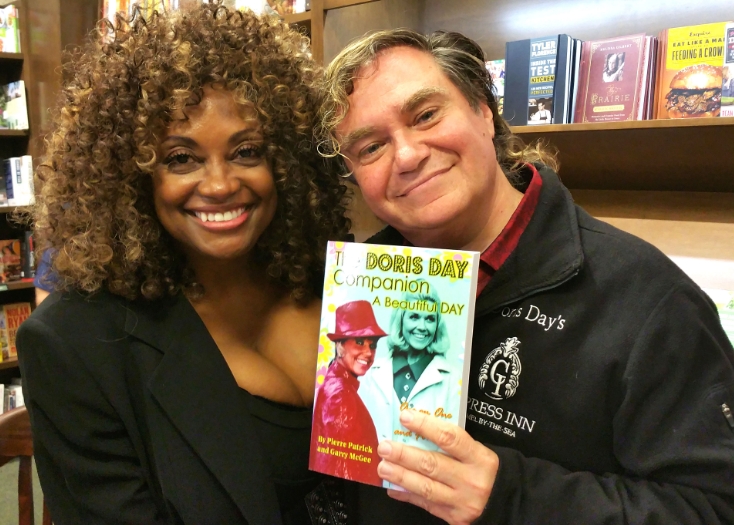 Pierre Patrick at his Barnes & Noble book signing with his most Intrepid Company Agent Sharon Zagar.