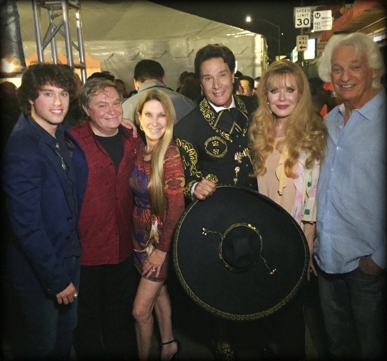 Pierre Patrick and Fernando Allende with Family and Friends at Mexican Heritage Month in Los Angeles.