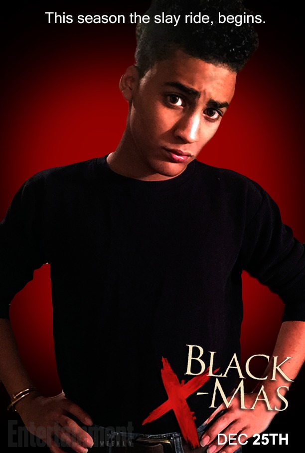 Aaron Salgado as Andy Mathis in Black Christmas: The Night Billy Came Home (2015) promotional poster.