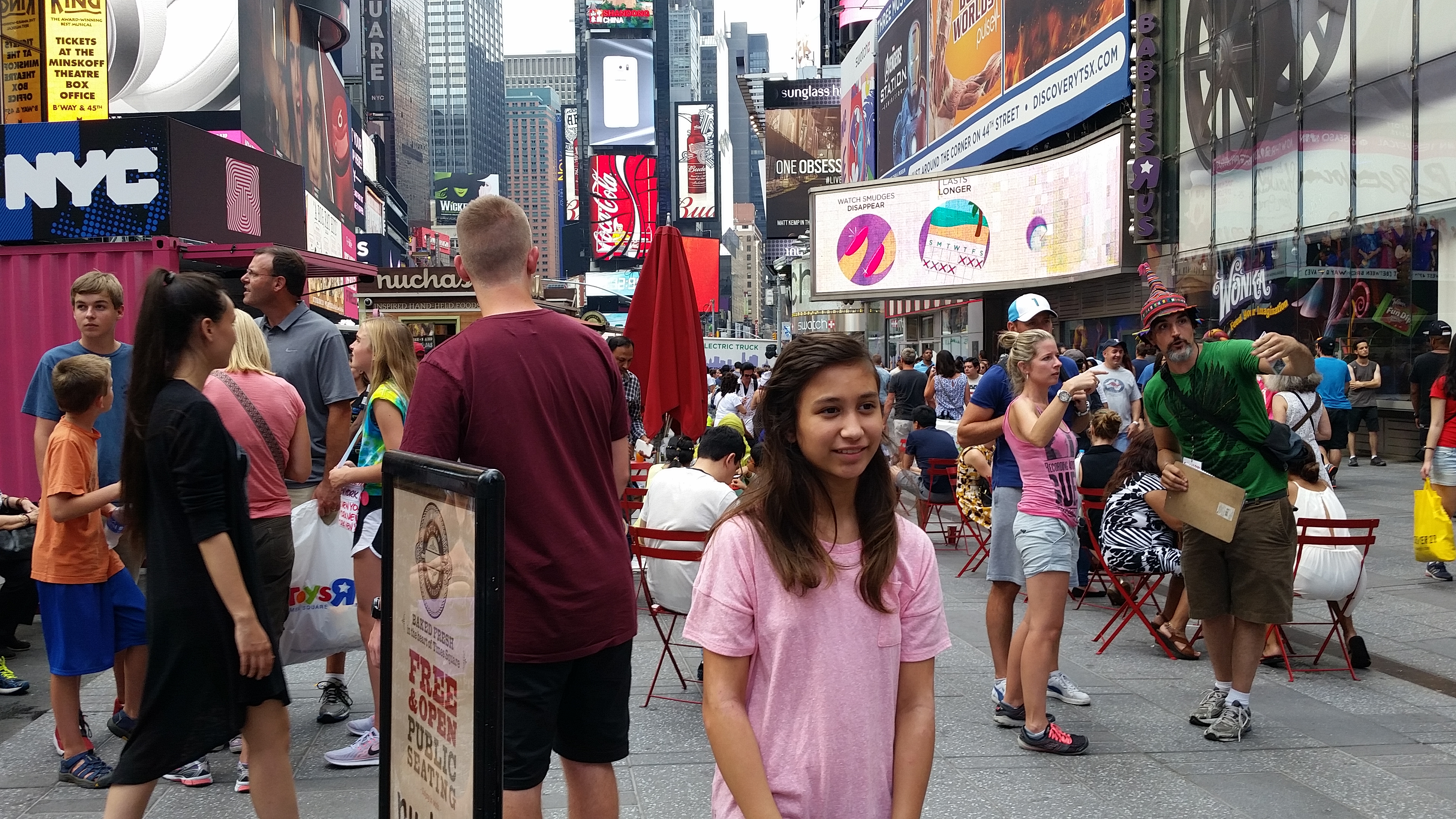 Me on my summer 2015 trip to NYC.