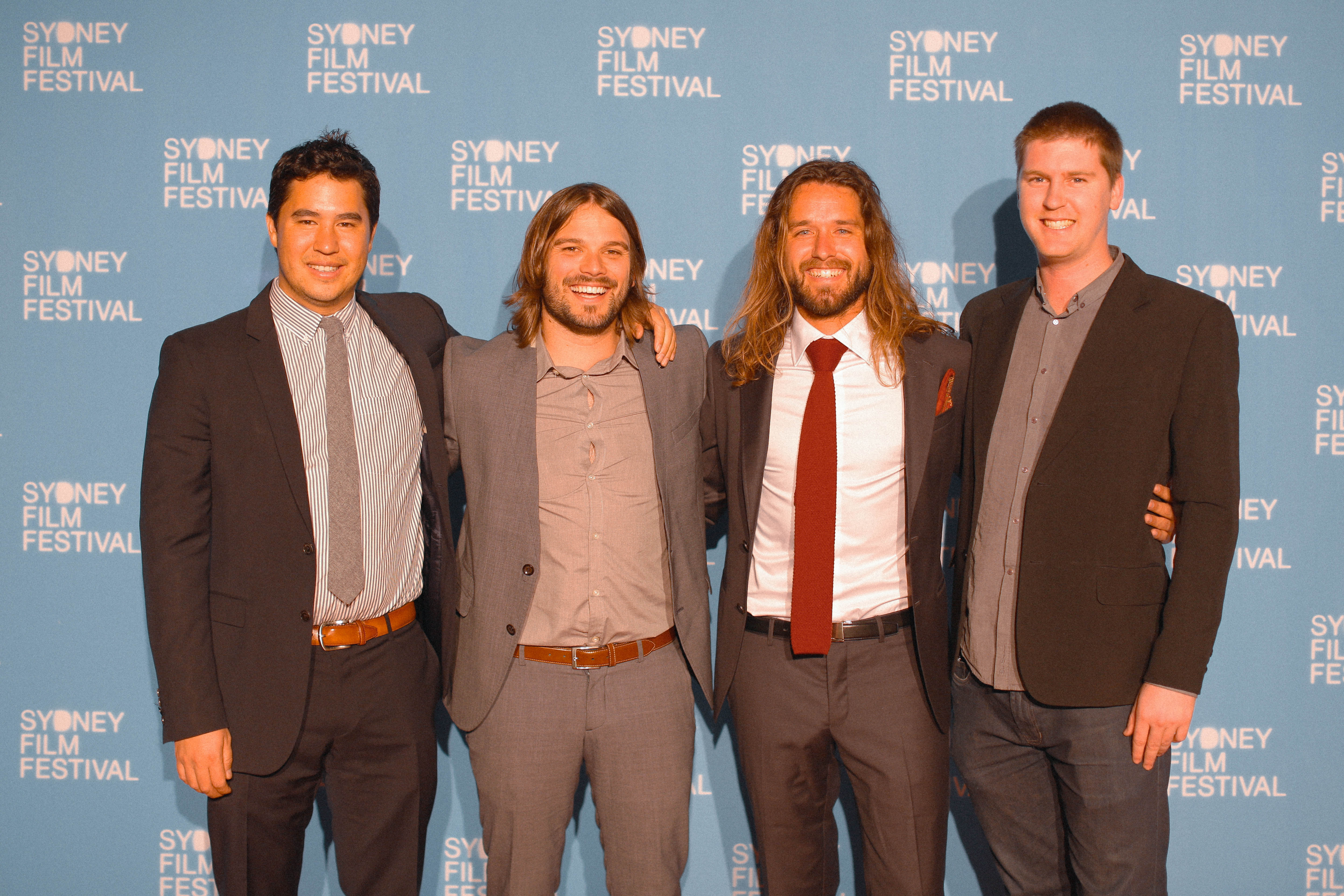 From left to right Adam Fell, Alan Hicks, Adam Hart and Rory Anderson.