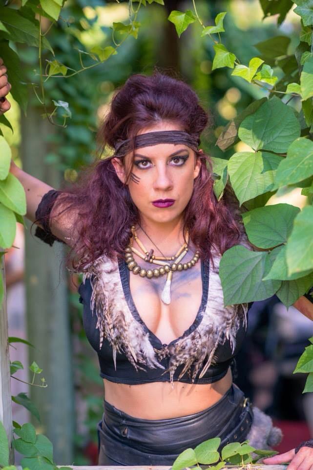 Kelly Stevenson as Atarah from Barbarian Bombshells live show