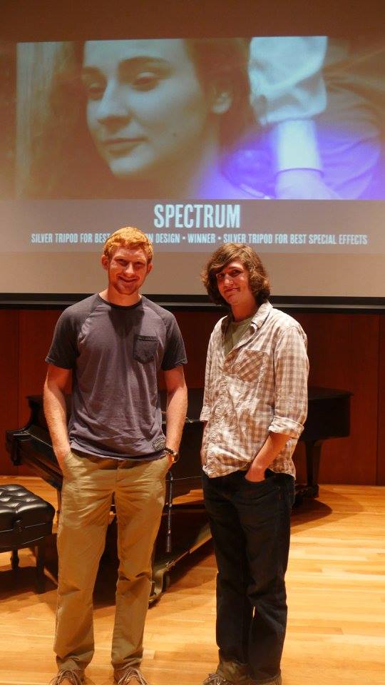 Connor Rentz and David Besh, October 2015 at Campus MovieFest @ Georgia Southern University