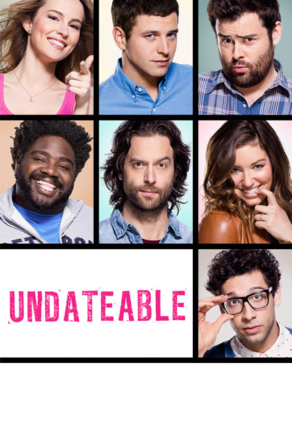 Chris D'Elia, Bianca Kajlich, Bridgit Mendler, David Fynn, Ron Funches, Brent Morin and Rick Glassman in Undateable (2014)