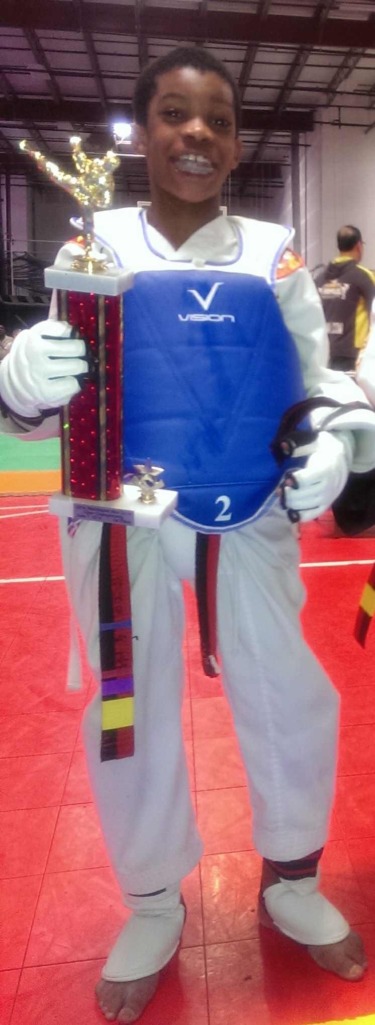 First Place in Sparring, Tae Kwon Do