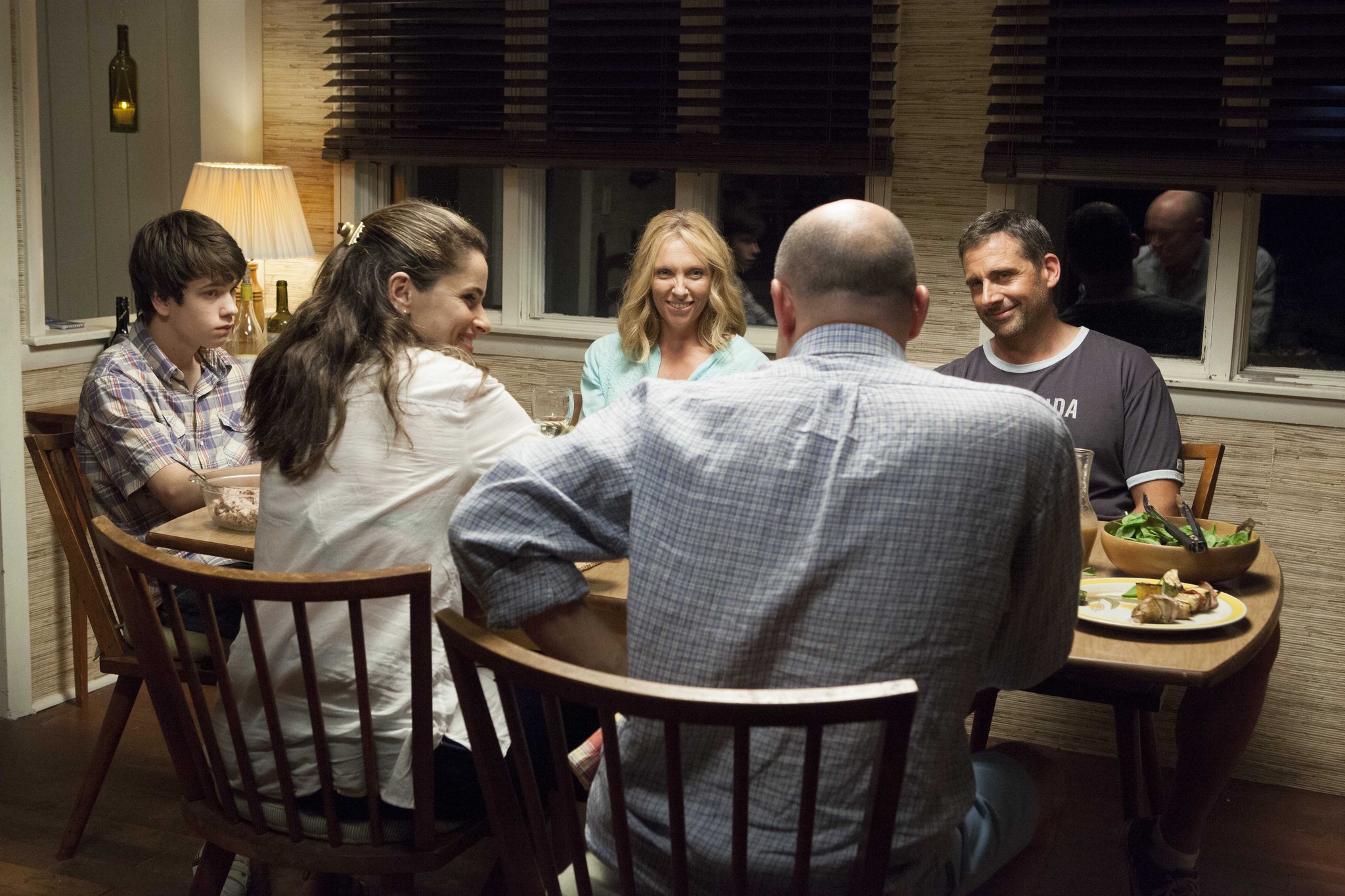 Still of Toni Collette, Amanda Peet, Steve Carell and Liam James in The Way Way Back (2013)
