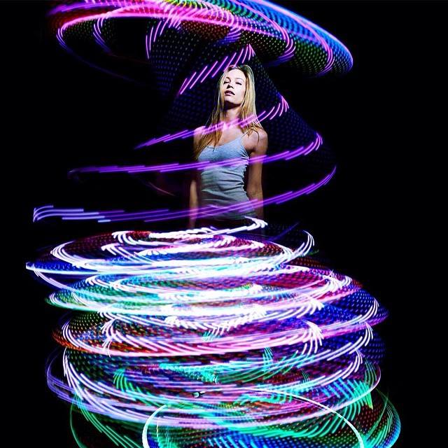 LED hula hooping, 