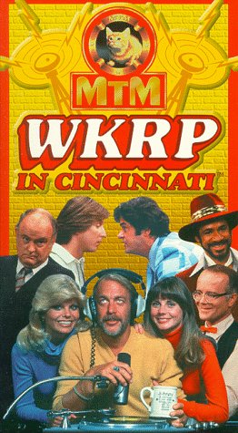 Loni Anderson, Tim Reid, Frank Bonner, Howard Hesseman, Gordon Jump, Richard Sanders, Gary Sandy and Jan Smithers in WKRP in Cincinnati (1978)