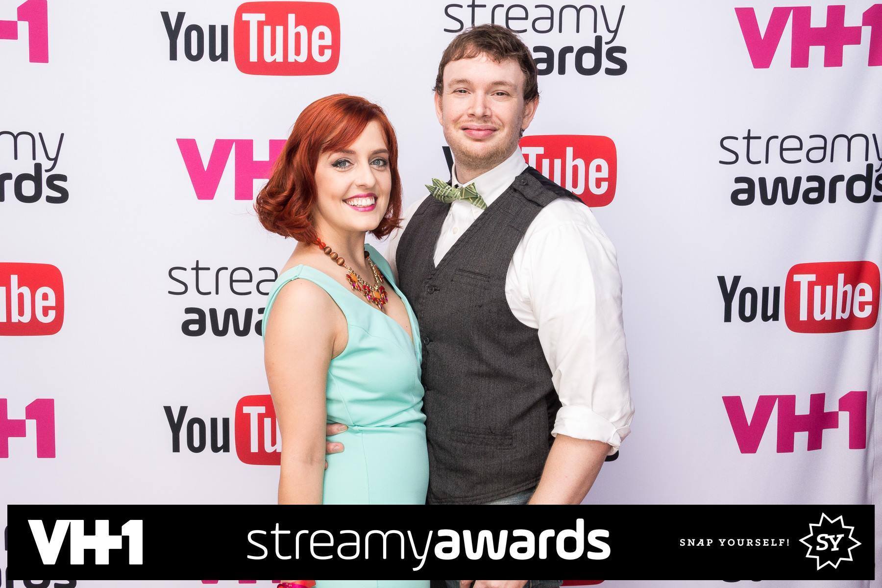 Picture with Shawn deLoache at the 2015 Streamy Awards