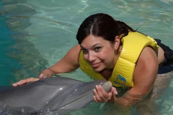 Swimming with Dolphins in Cozumel Mexico