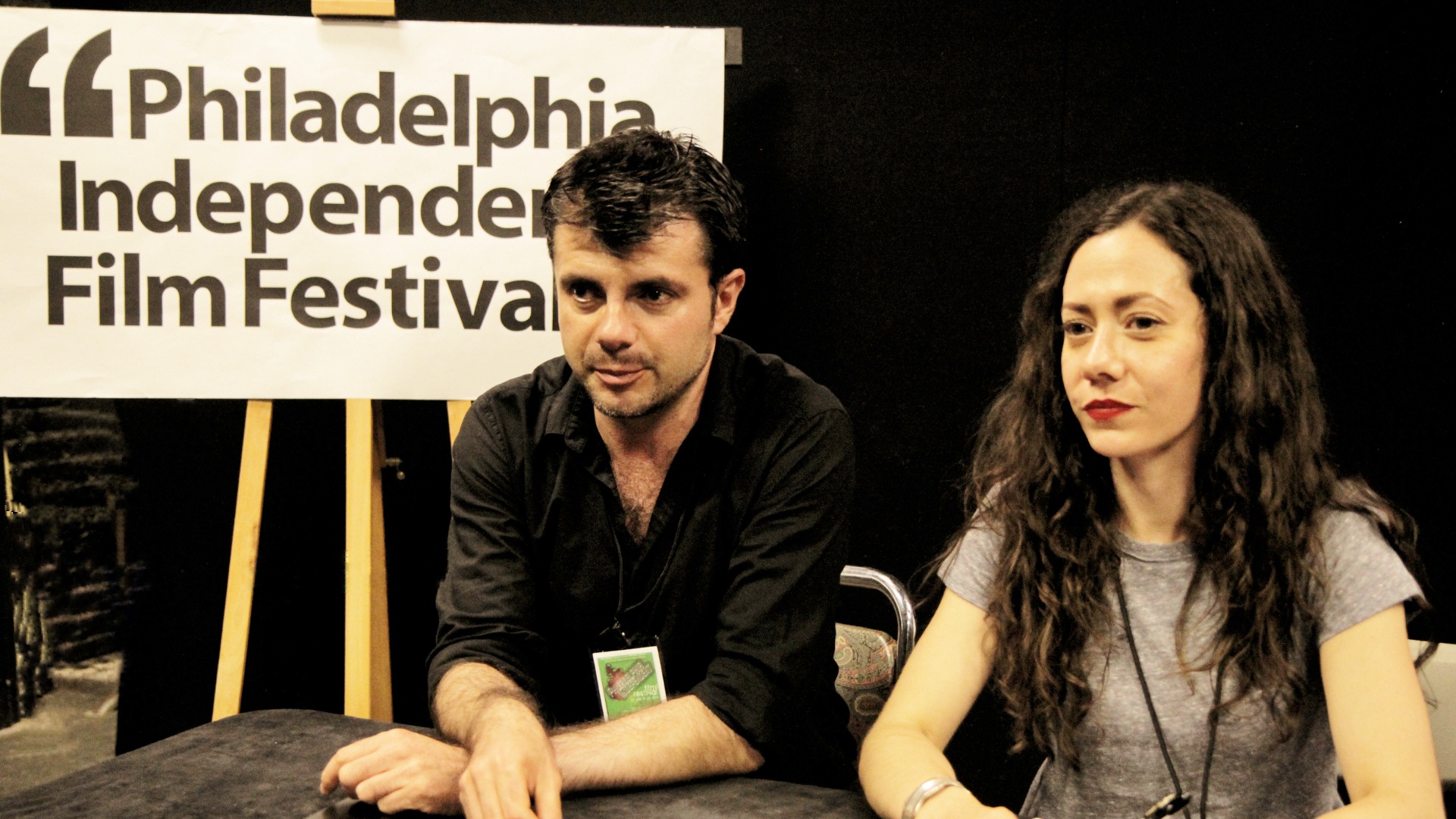 At the press conference of 'Doradus' at the Philadelphia Independent Film Festival 2014