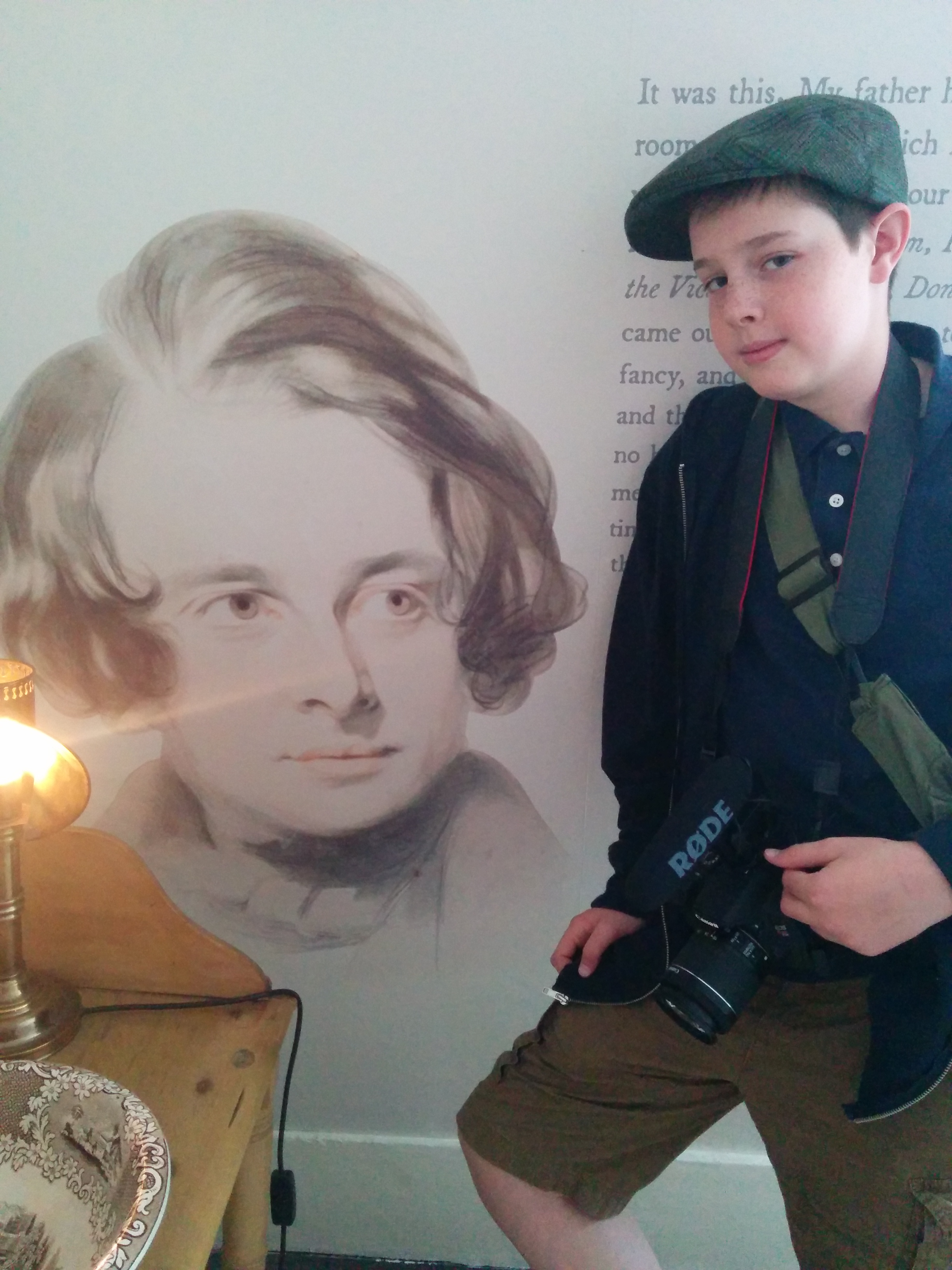 At the Charles Dickens Museum, London