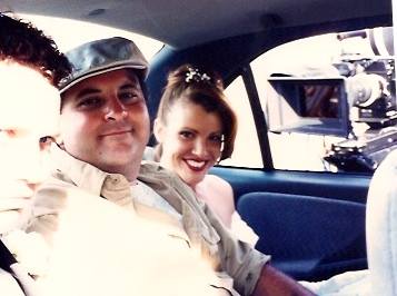 Still of Rachel Carter in Chevy Cavalier Commercial with Kenny Babel and Tracy Frenkel.